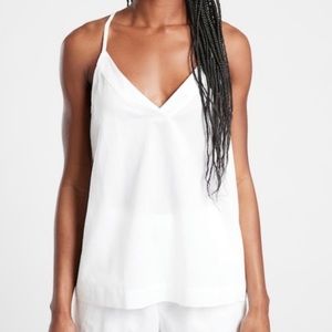 Athleta Cotton Dreams Sleep Cami & Wide Leg Crop Pants